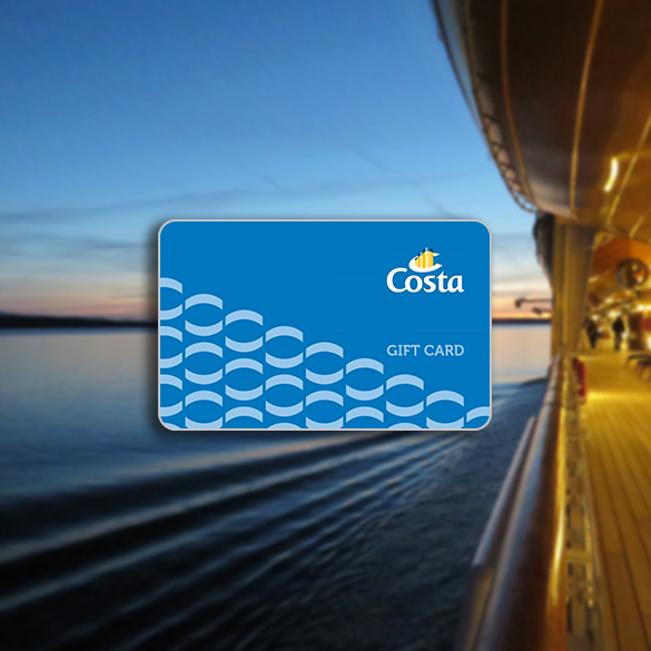 La gift card Costa Crociere è il regalo perfetto per amici e dipendenti per prenotare viaggi e vacanze