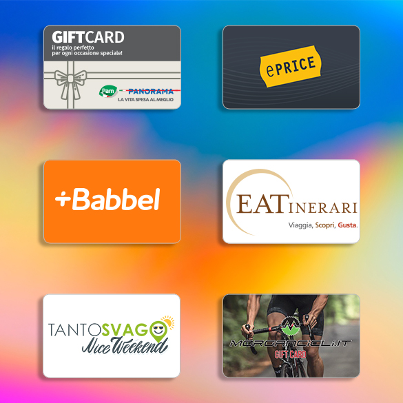 Gift Card Digitali Amilon: tutte le novità dell'estate nel nostro catalogo per regali e premi aziendali